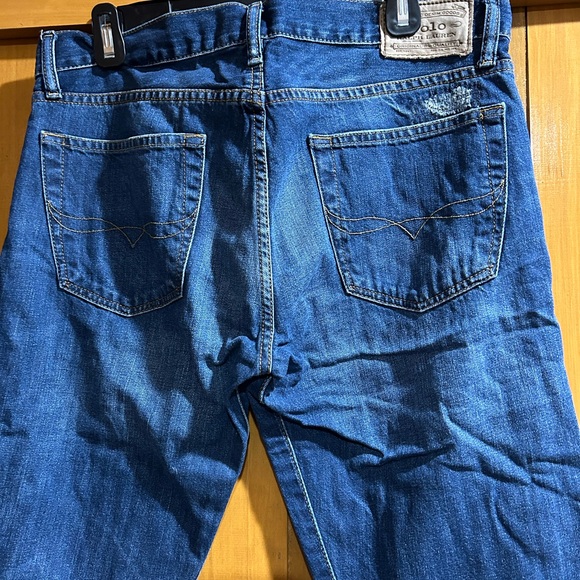 Ralph Lauren Men’s Varick Slim Straight light wash 32x34 - Picture 3 of 3